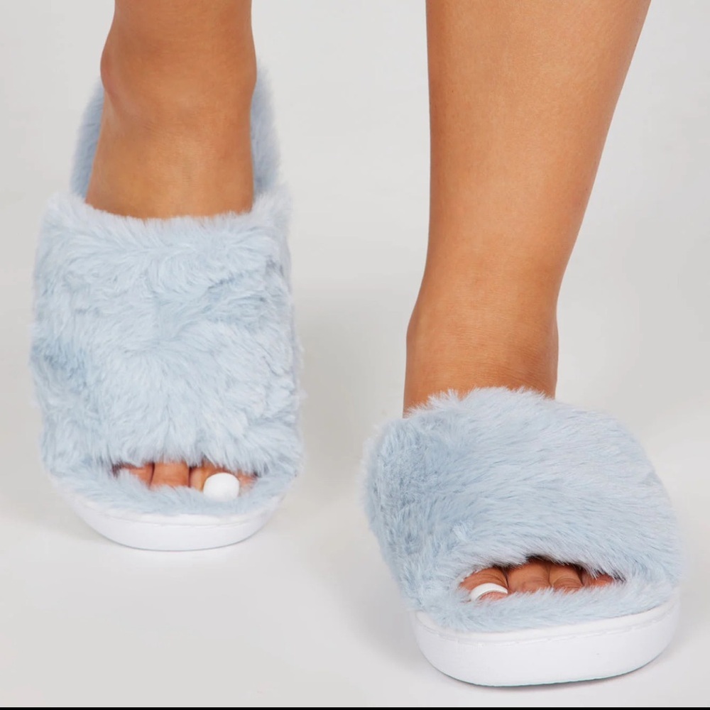 Blue causal slides-Women - Picture 3 of 7